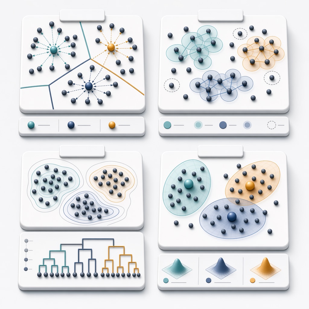 Clustering Algorithms Comparison — K-Means, DBSCAN, Hierarchical, and ...
